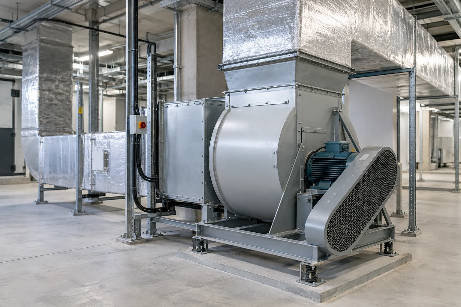 Technische Lüftungsanlage als illustratives Beispiel für einen Energie- und Amortisationsvergleich